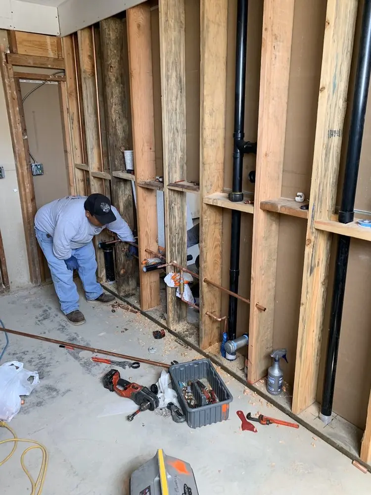 Commercial rough-in plumbing for Gas Line Repair in Cypress Meadow